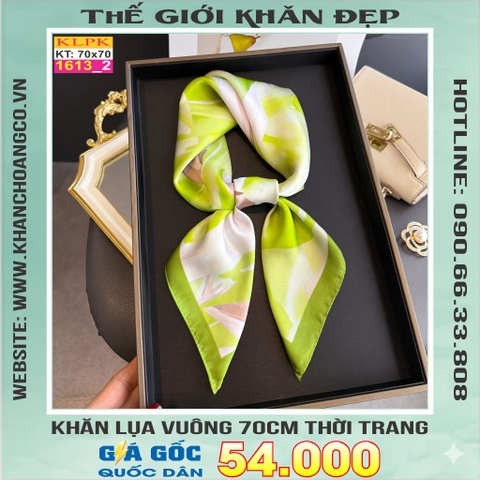 Khăn Phụ Kiện Lụa Vuông 70cm - Thế Giới Khăn Đẹp C1039_2