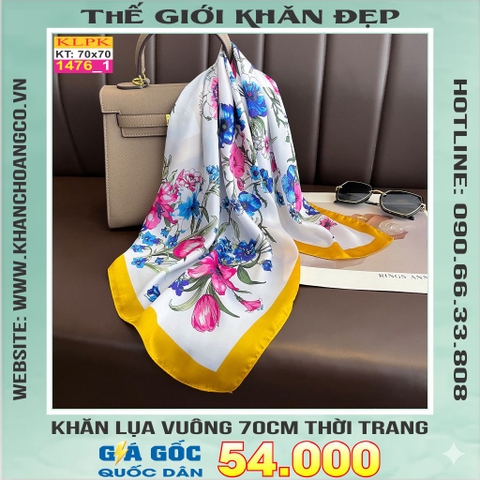 Khăn Phụ Kiện Lụa Vuông 70cm - Thế Giới Khăn Đẹp C1046_1