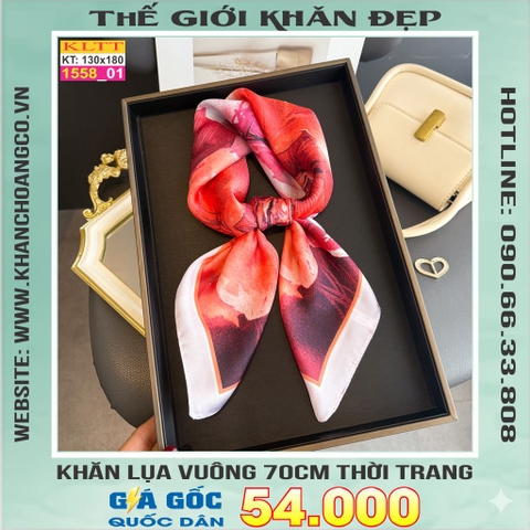 Khăn Phụ Kiện Lụa Vuông 70cm - Thế Giới Khăn Đẹp C1031_1