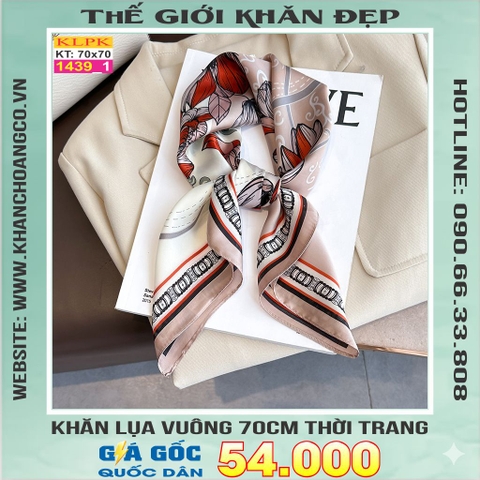 Khăn Phụ Kiện Lụa Vuông 70cm - Thế Giới Khăn Đẹp C1009_1