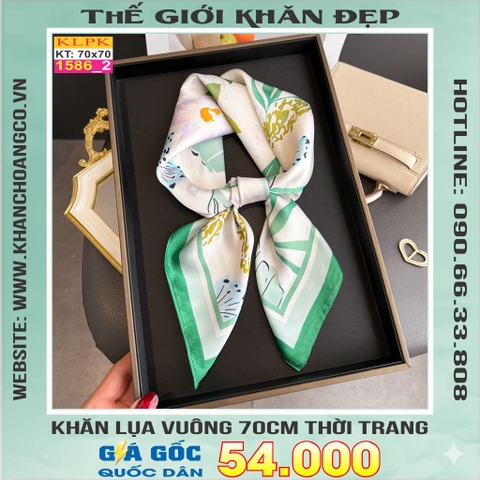 Khăn Phụ Kiện Lụa Vuông 70cm - Thế Giới Khăn Đẹp C1014_2