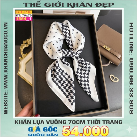 Khăn Phụ Kiện Lụa Vuông 70cm - Thế Giới Khăn Đẹp C1010_1