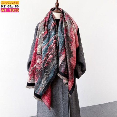 Khăn Choàng Cổ Cashmere Cao Cấp Thế Giới Khăn Đẹp A1_1035_1