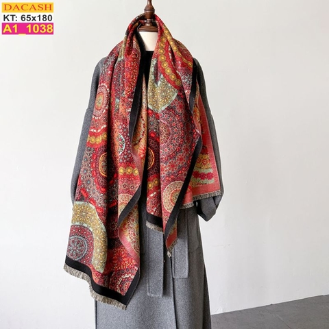 Khăn Choàng Cổ Cashmere Cao Cấp Thế Giới Khăn Đẹp A1_1038_1
