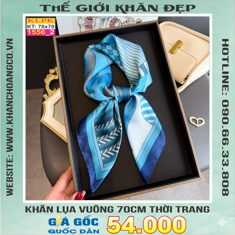 Khăn Phụ Kiện Lụa Vuông 70cm - Thế Giới Khăn Đẹp C1058_2