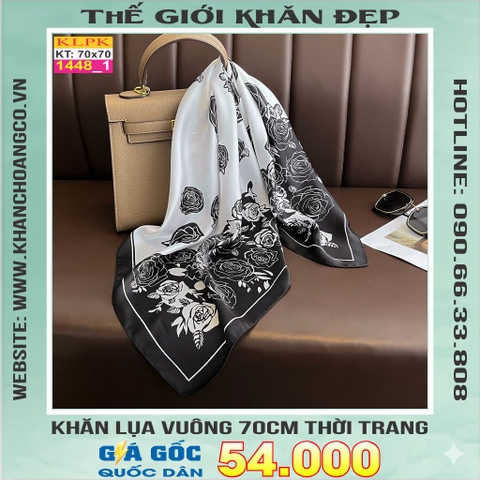 Khăn Phụ Kiện Lụa Vuông 70cm - Thế Giới Khăn Đẹp C1026_1