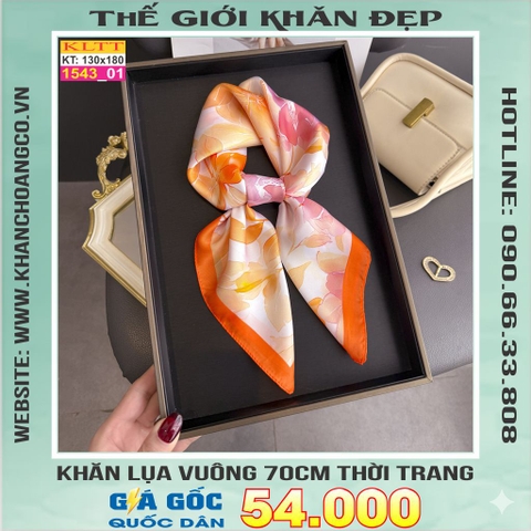 Khăn Phụ Kiện Lụa Vuông 70cm - Thế Giới Khăn Đẹp C1030_1