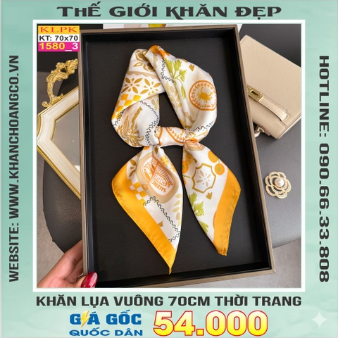Khăn Phụ Kiện Lụa Vuông 70cm - Thế Giới Khăn Đẹp C1020_3