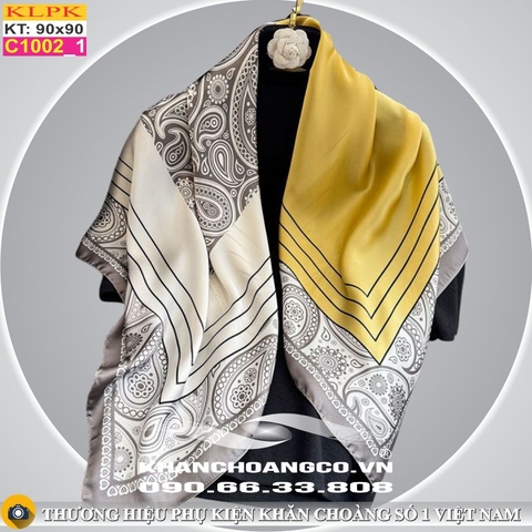 Khăn Phụ Kiện Lụa Vuông 90cm - Thế Giới Khăn Đẹp - C1012_1