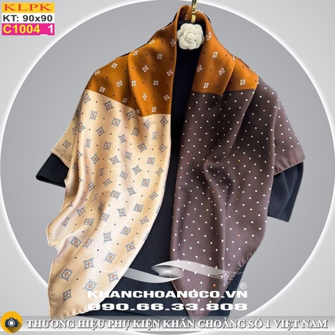 Khăn Phụ Kiện Lụa Vuông 90cm - Thế Giới Khăn Đẹp - C1031_1