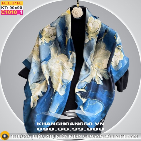 Khăn Phụ Kiện Lụa Vuông 90cm - Thế Giới Khăn Đẹp - C1008_1