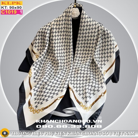 Khăn Phụ Kiện Lụa Vuông 90cm - Thế Giới Khăn Đẹp - C1032_1