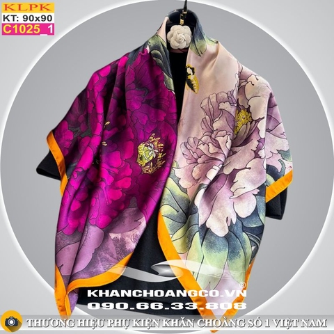 Khăn Phụ Kiện Lụa Vuông 90cm - Thế Giới Khăn Đẹp - C1025_1
