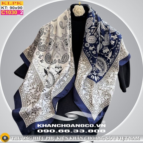 Khăn Phụ Kiện Lụa Vuông 90cm - Thế Giới Khăn Đẹp - C1020_2