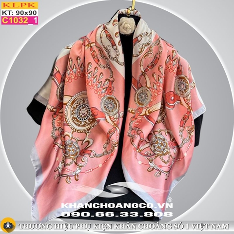 Khăn Phụ Kiện Lụa Vuông 90cm - Thế Giới Khăn Đẹp - C1014_1