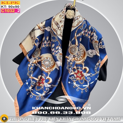Khăn Phụ Kiện Lụa Vuông 90cm - Thế Giới Khăn Đẹp - C1014_2