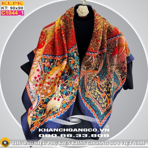 Khăn Phụ Kiện Lụa Vuông 90cm - Thế Giới Khăn Đẹp - C1027_1