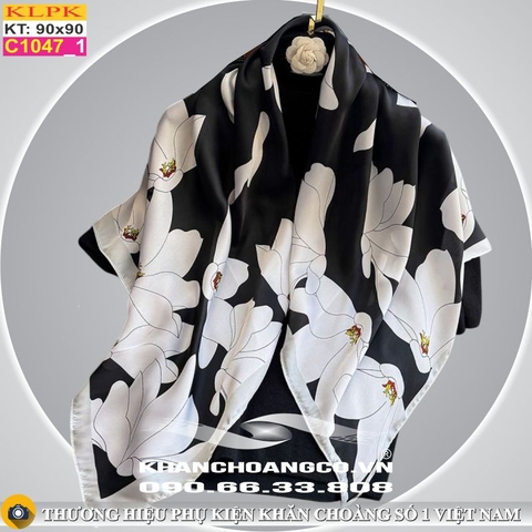 Khăn Phụ Kiện Lụa Vuông 90cm - Thế Giới Khăn Đẹp - C1033_1