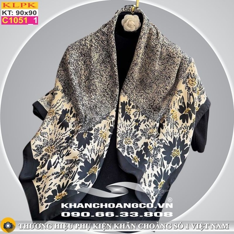 Khăn Phụ Kiện Lụa Vuông 90cm - Thế Giới Khăn Đẹp - C1007_1