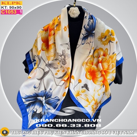 Khăn Phụ Kiện Lụa Vuông 90cm - Thế Giới Khăn Đẹp - C1036_1