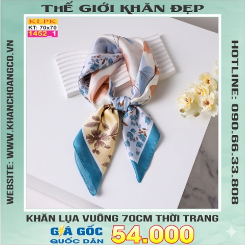 Khăn Phụ Kiện Lụa Vuông 70cm - Thế Giới Khăn Đẹp C1016_1