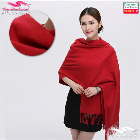 Khăn Choàng Cashmere Trơn Màu Cao Cấp Cashmere2413
