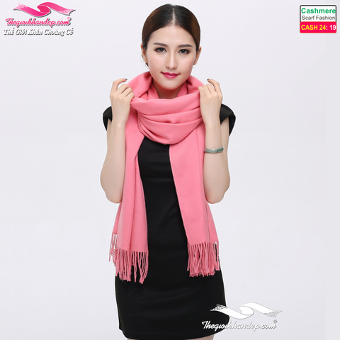Khăn Choàng Cashmere Trơn Màu Cao Cấp Cashmere2419