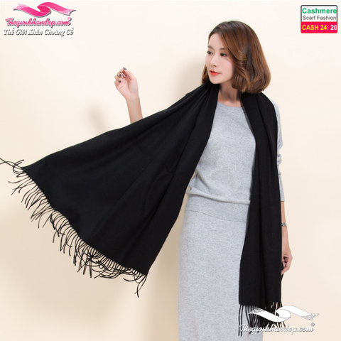 Khăn Choàng Cashmere Trơn Màu Cao Cấp Cashmere2420