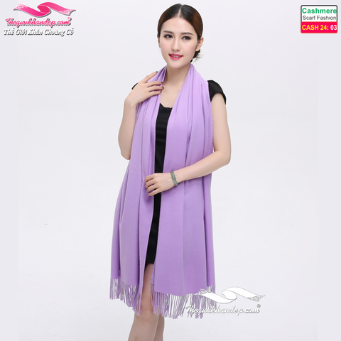 Khăn Choàng Cashmere Trơn Màu Cao Cấp Cashmere2403