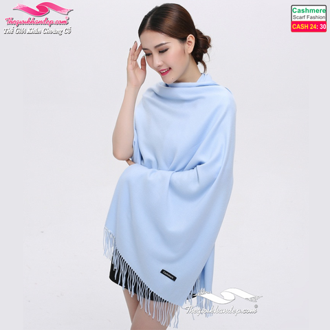 Khăn Choàng Cashmere Trơn Màu Cao Cấp Cashmere2430