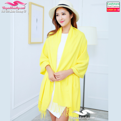 Khăn Choàng Cashmere Trơn Màu Cao Cấp Cashmere2432