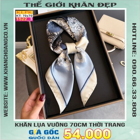 Khăn Phụ Kiện Lụa Vuông 70cm - Thế Giới Khăn Đẹp C1034_3