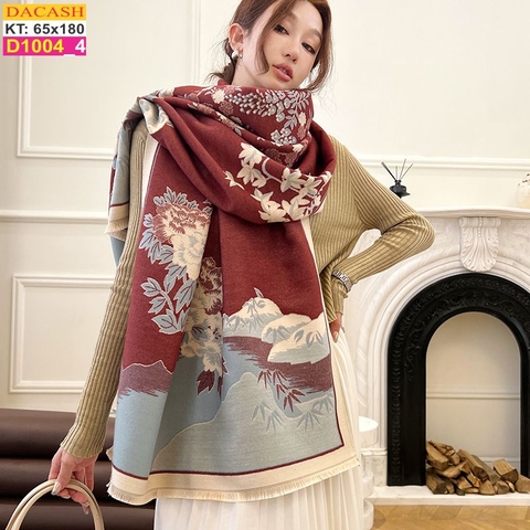 Khăn Choàng Cổ Cashmere Cao Cấp Thế Giới Khăn Đẹp D_1004_4