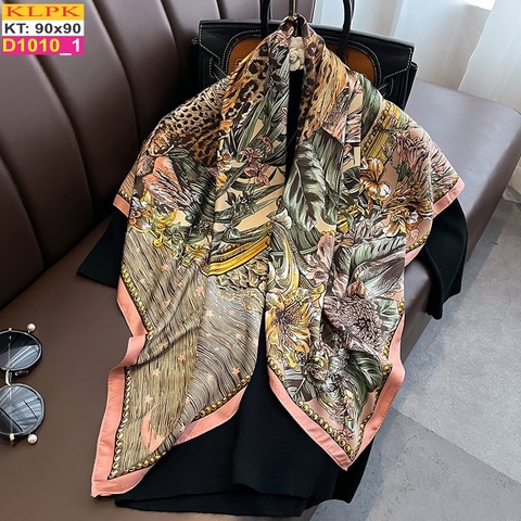 Khăn Phụ Kiện Lụa Vuông 90cm - Thế Giới Khăn Đẹp - D1012_1