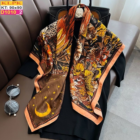 Khăn Phụ Kiện Lụa Vuông 90cm - Thế Giới Khăn Đẹp - D1012_2