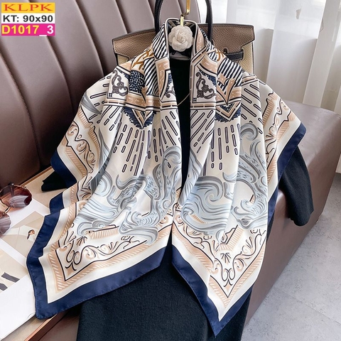 Khăn Phụ Kiện Lụa Vuông 90cm - Thế Giới Khăn Đẹp - D1014_3