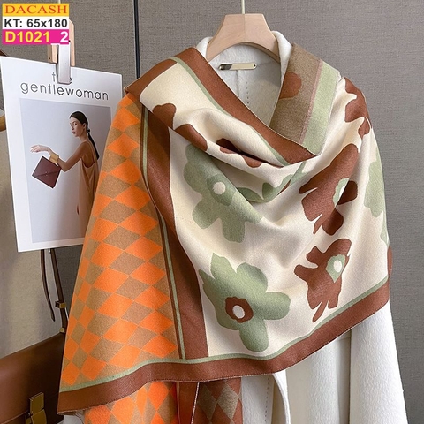 Khăn Choàng Cổ Cashmere Cao Cấp Thế Giới Khăn Đẹp D_1021_2