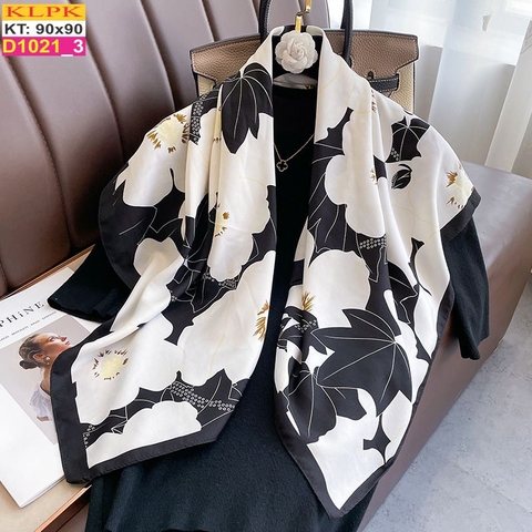 Khăn Phụ Kiện Lụa Vuông 90cm - Thế Giới Khăn Đẹp - D1024_3