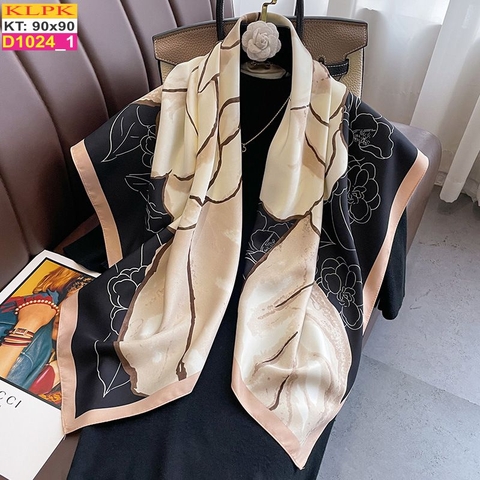 Khăn Phụ Kiện Lụa Vuông 90cm - Thế Giới Khăn Đẹp - D1005_1