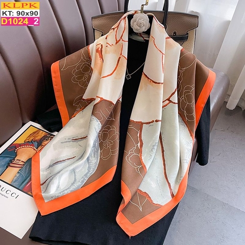 Khăn Phụ Kiện Lụa Vuông 90cm - Thế Giới Khăn Đẹp - D1005_2