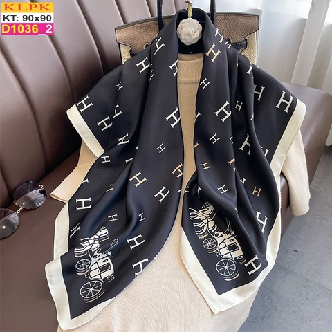 Khăn Phụ Kiện Lụa Vuông 90cm - Thế Giới Khăn Đẹp - D1029_2