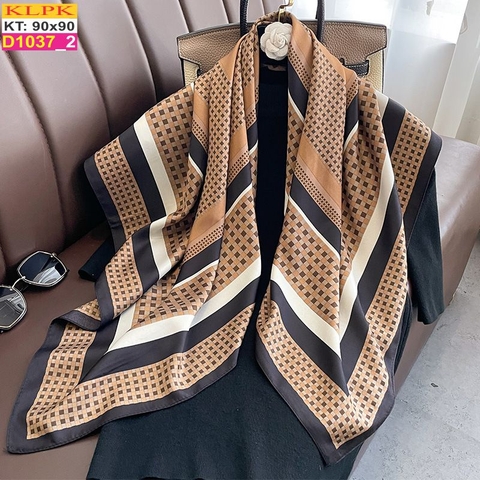 Khăn Phụ Kiện Lụa Vuông 90cm - Thế Giới Khăn Đẹp - D1007_2