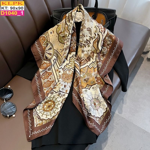 Khăn Phụ Kiện Lụa Vuông 90cm - Thế Giới Khăn Đẹp - D1021_1