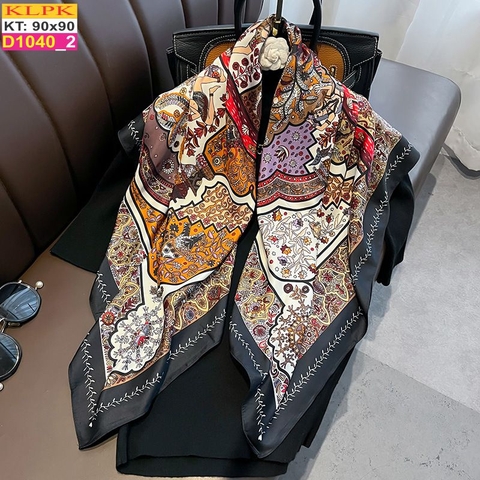 Khăn Phụ Kiện Lụa Vuông 90cm - Thế Giới Khăn Đẹp - D1021_2