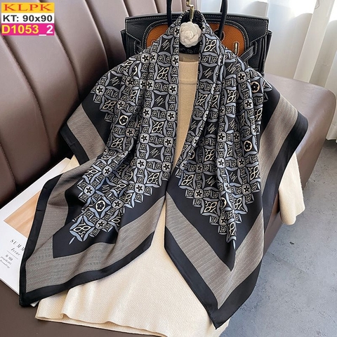 Khăn Phụ Kiện Lụa Vuông 90cm - Thế Giới Khăn Đẹp - D1019_2