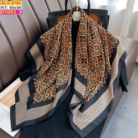 Khăn Phụ Kiện Lụa Vuông 90cm - Thế Giới Khăn Đẹp - D1019_3