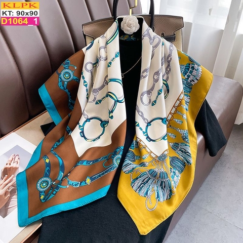 Khăn Phụ Kiện Lụa Vuông 90cm - Thế Giới Khăn Đẹp - D1023_1