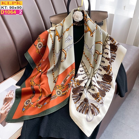 Khăn Phụ Kiện Lụa Vuông 90cm - Thế Giới Khăn Đẹp - D1023_2