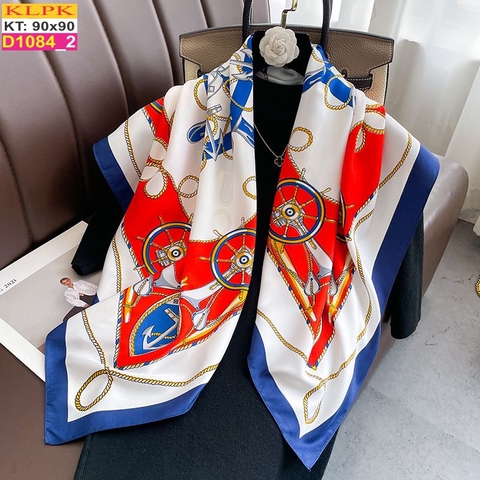 Khăn Phụ Kiện Lụa Vuông 90cm - Thế Giới Khăn Đẹp - D1016_2