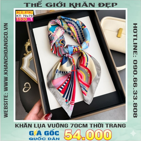 Khăn Phụ Kiện Lụa Vuông 70cm - Thế Giới Khăn Đẹp C1043_1